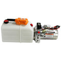 Bailey 12V DC Hydraulic Power Unit, 1.3 GPM @ 2500 PSI, Single Acting, with 3 gallon Poly Tank 253145